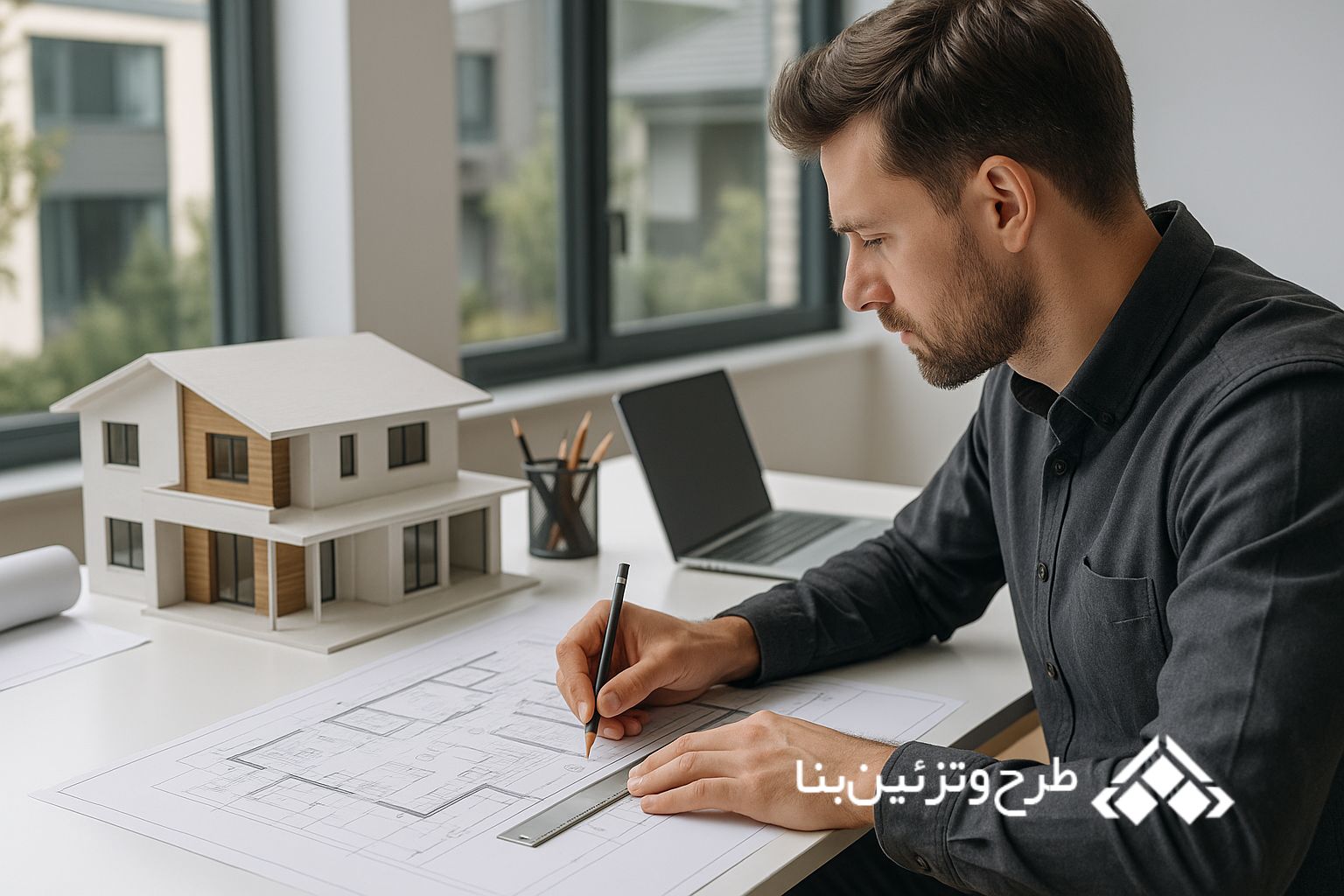 طراحی ساختمان مسکونی 