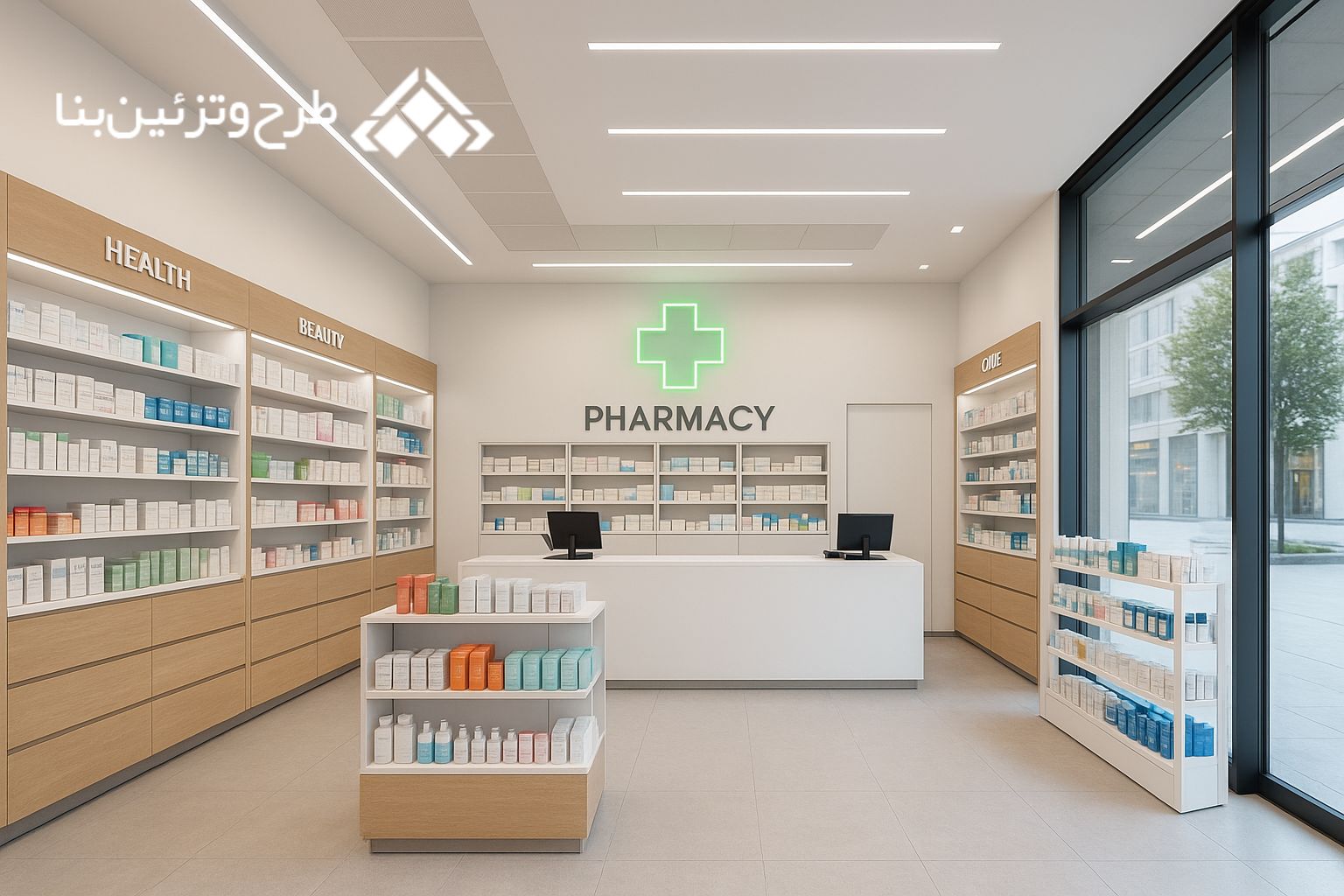 طراحی داروخانه مدرن | راهنمای جامع ۲۰۲5