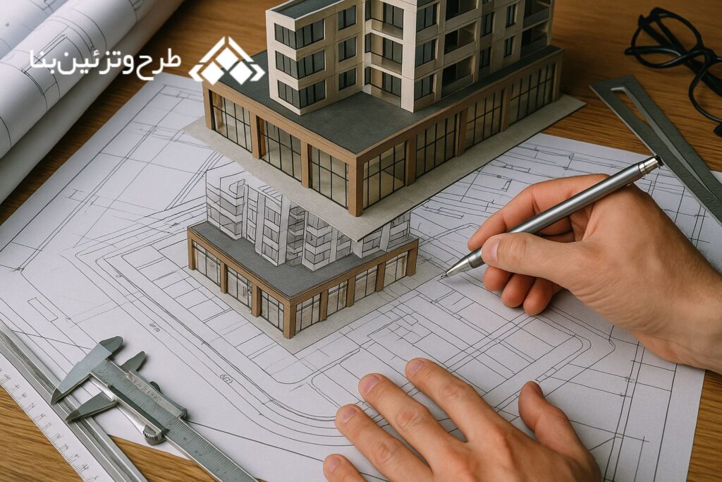 ظوابط و استانداردهای طراحی مجتمع تجاری مسکونی 