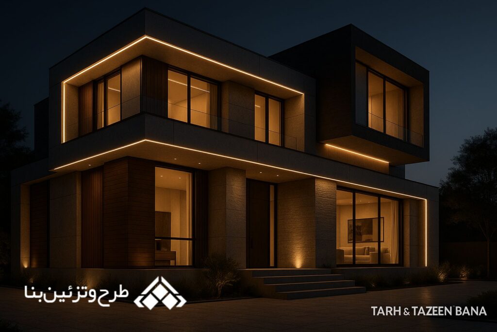 متریال های محبوب در طراحی نمای مدرن
