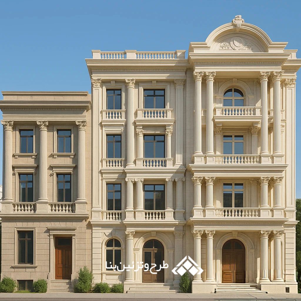 نمونه موفق طراحی نمای کلاسیک در ایران 