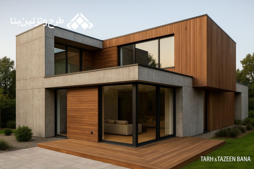 طراحی ویلای مدرن 