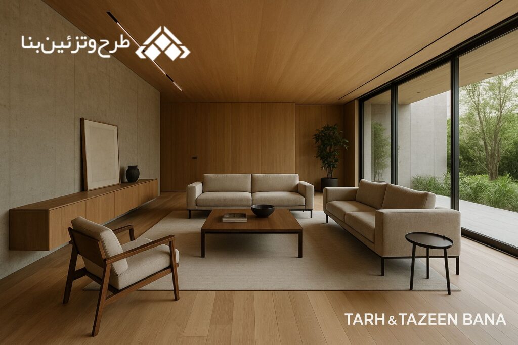 طراحی داخلی ویلای مدرن 