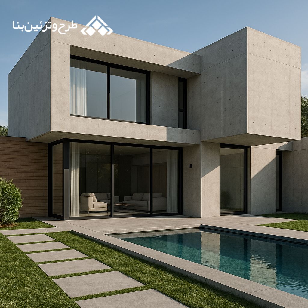 مراحل طراحی ویلای مدرن 