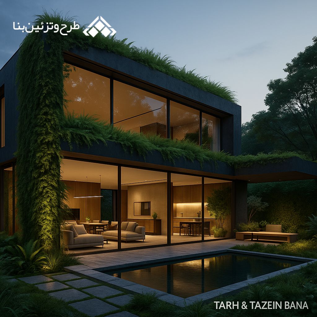 ایده طراحی ویلا