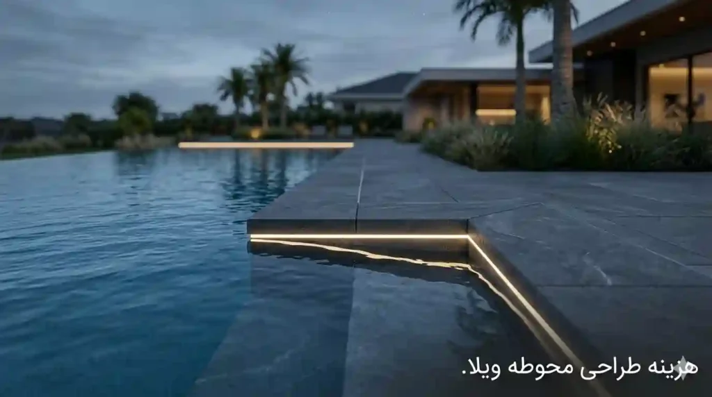 هزینه طراحی محوطه ویلا