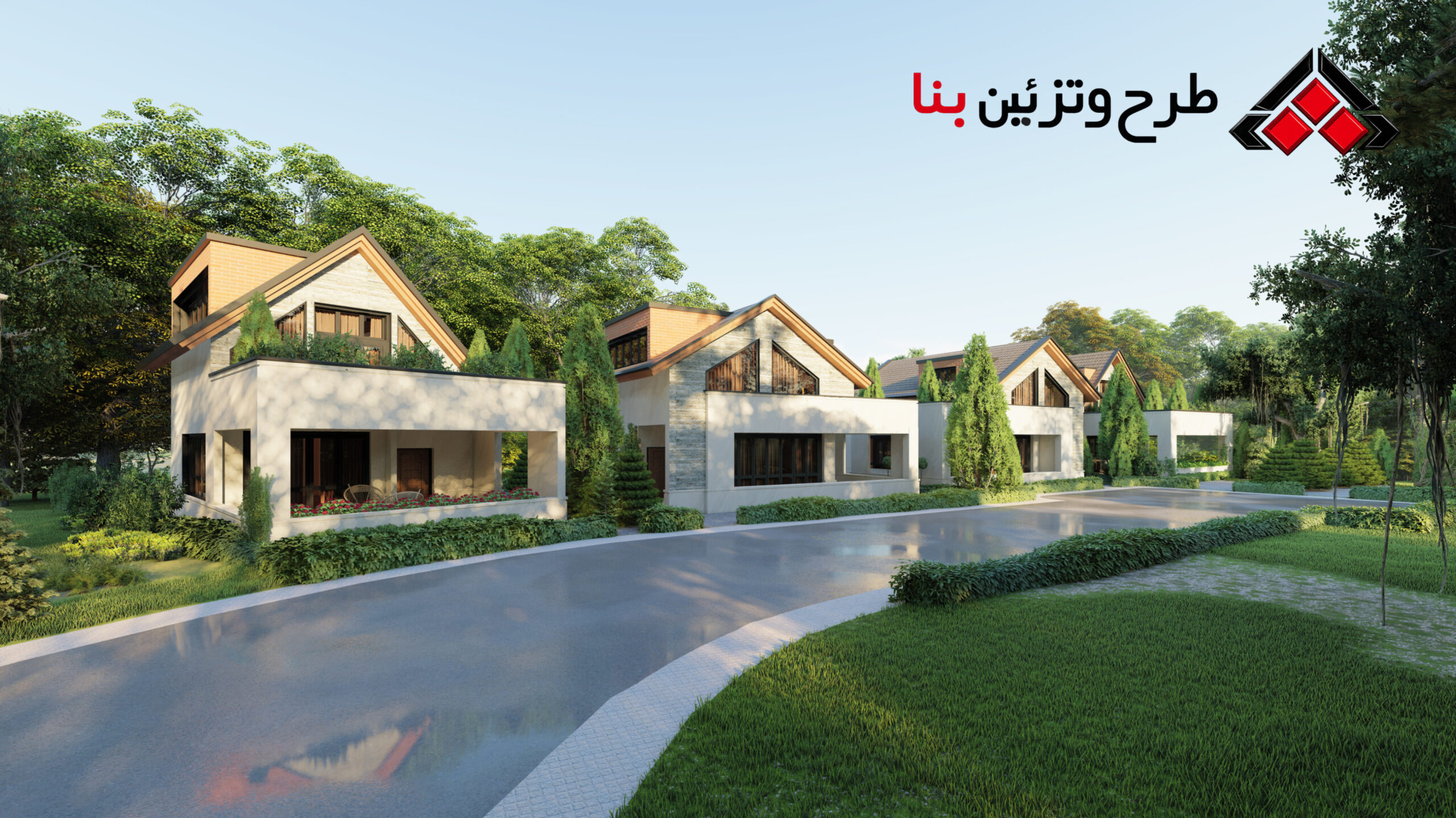 پروژه طراحی شهرک ویلایی ولگا، جناب آقای مهندس قاسمی در بابلسر | ۵۵۰۰ متر مربع